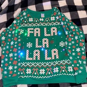 🎄Womens Light Up Holiday Sweatshirt 3X (21)